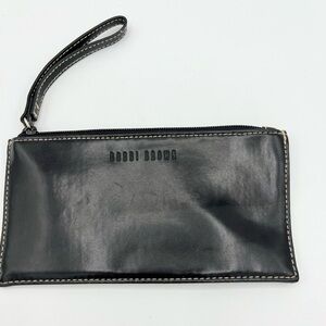 Bobbi Brown Classic Stitch Black Makeup Empty Cosmetics Bag Travel Size